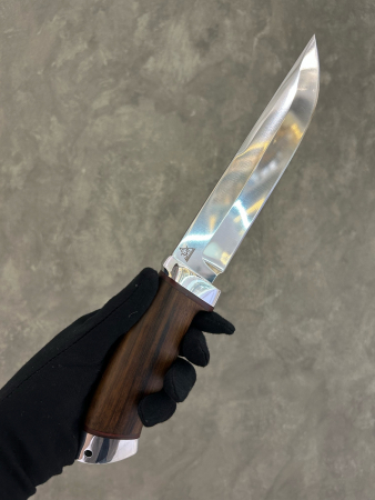 Нож "Сайга", сталь 95Х18, орех, алюминий