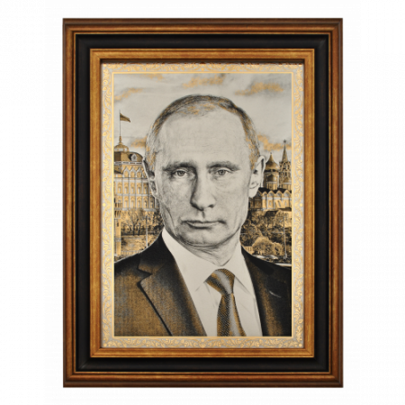 Гравюра "Портрет В.В. Путина" 
