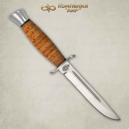 Нож "Финка-2" сталь 95Х18, береста