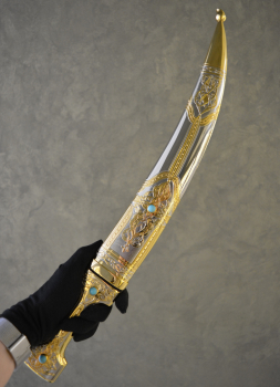 Бебут "Восточный" с бирюзой
