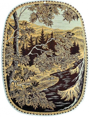 Гравюра "Лужайка"