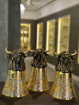 Подарочный набор «Бык» (рюмки-перевертыши 3 шт.)