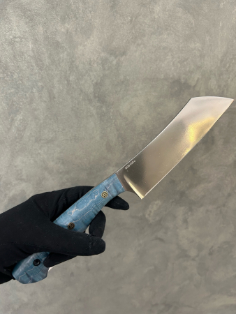 Нож "Косотур" Aus10Cobalt стабилизированный клен