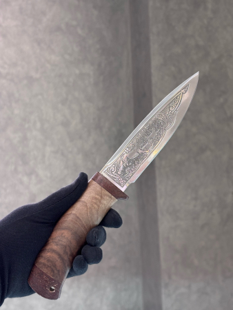 Нож «Фокс-1», 95х18, кап, текстолит, стандартная гравировка