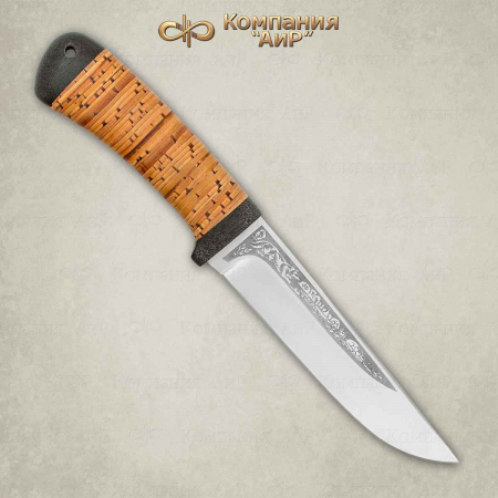 Нож "Лиса" 95Х18 береста