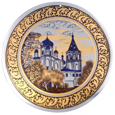 Златоустовская гравюра "Собор Петра и Павла" d180mm
