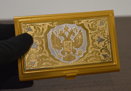 Визитница "Герб Российской Федерации"