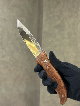 Нож складной нс-1, 95х18, сапеле